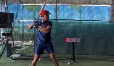 Video of Kristian Campbell in Fort Meyers with hisfirst swings since his stint and Puerto Rico. Looks much more smooth and refined compared to last year