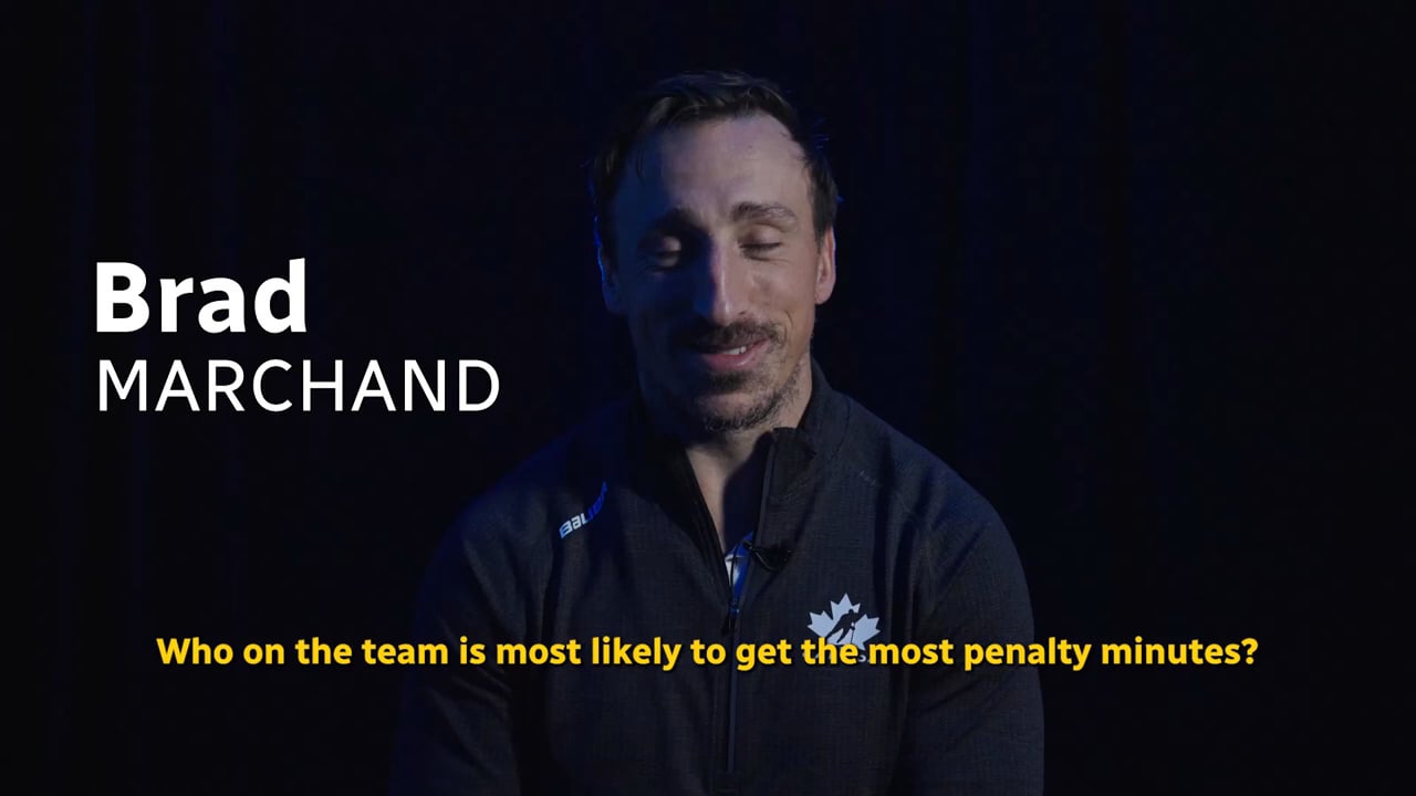 "Yeah, 'cause I'm sexy"  |  Get to know the Canadian men's hockey team