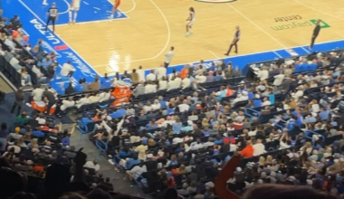 Jared McCain Crowd pop to cheer yall up. (Mark fumbled not playing him throughout)