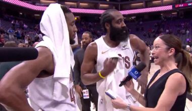 [Highlight] James Harden Post Game Interviews (ft. Travis Scott and Donovan Mitchell)