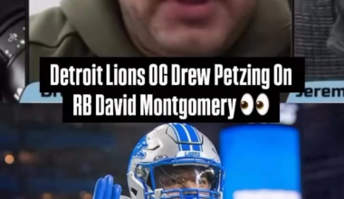 Detroit Lions OC Drew Petzing on RB David Montgomery