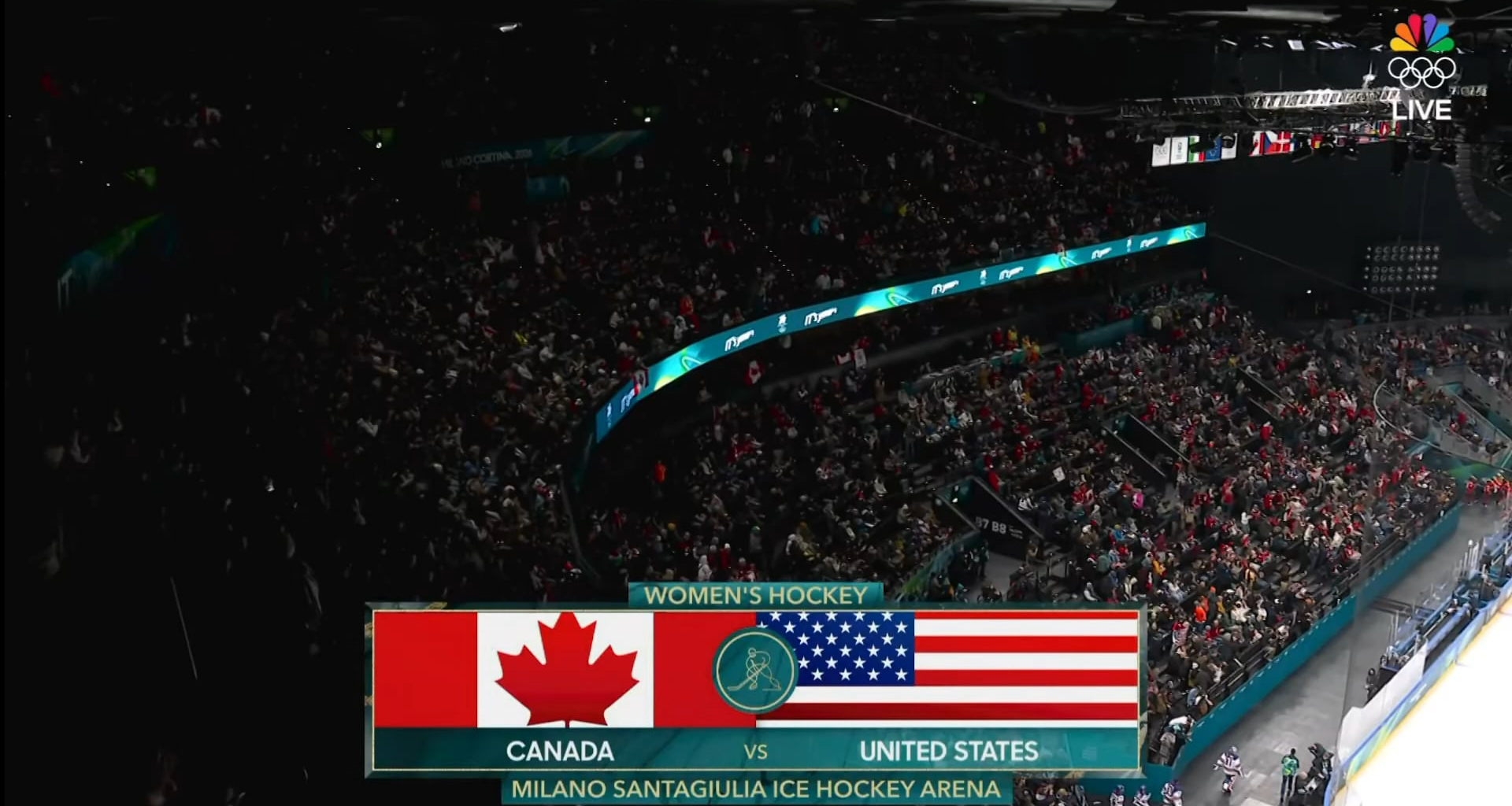 Larkin Intermission interview during Women's USA-Canada game 2/10/26