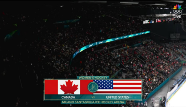 Larkin Intermission interview during Women's USA-Canada game 2/10/26