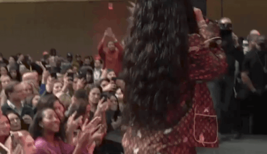 How I feel as a millennial on the dance floor of a gen Z wedding