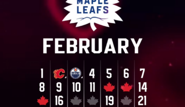 February 2025/26 Leafs Calendar