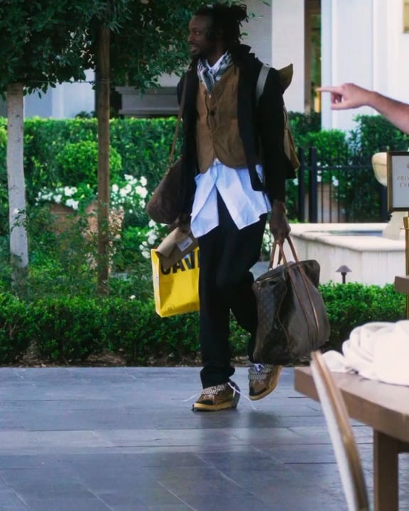 Jerami Grant spotted rocking a keffiyeh scarf