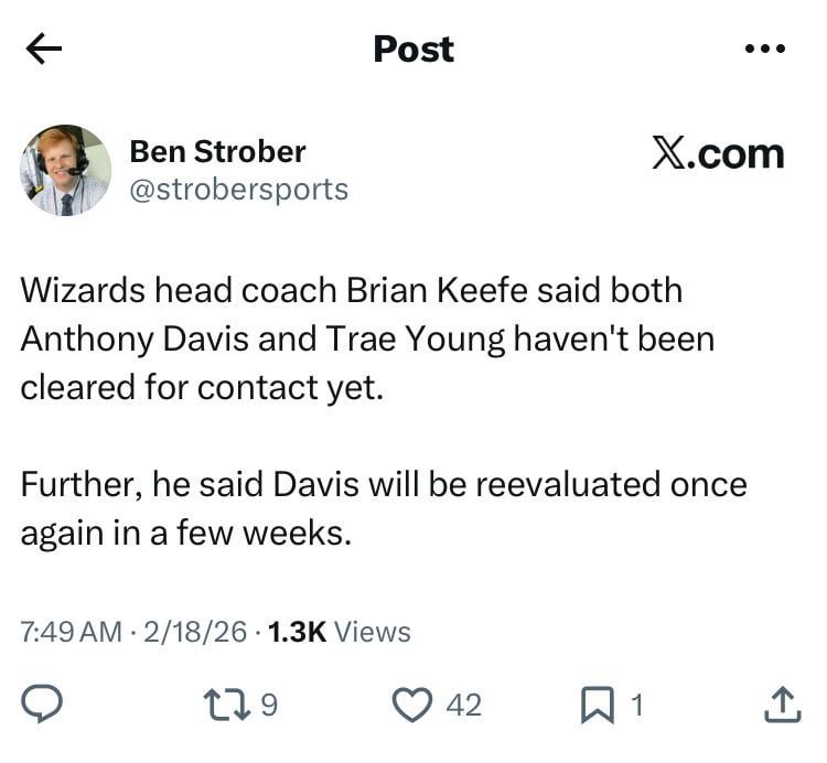 Trae & AD injury updates