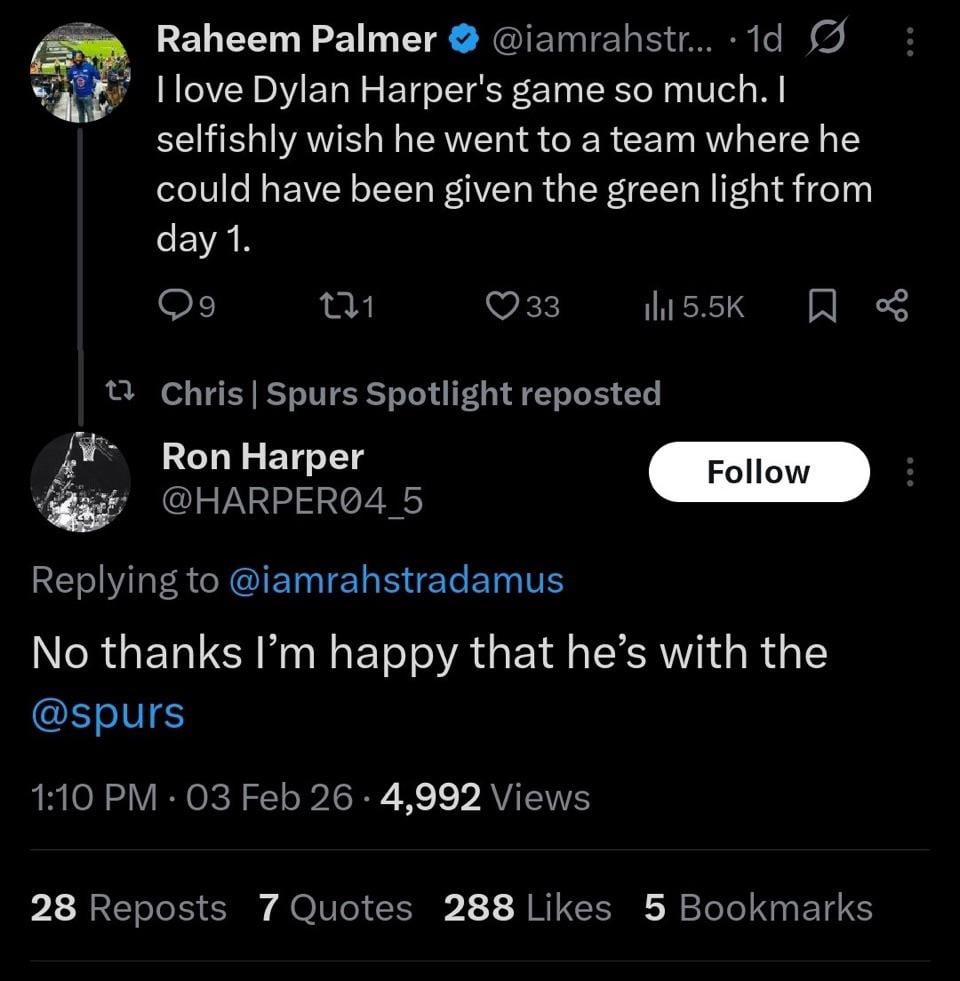 Ron Harper putting these Twitter bums in their place😤