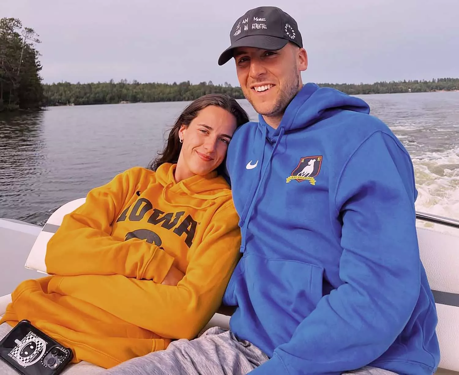 Connor McCaffery and Caitlin Clark