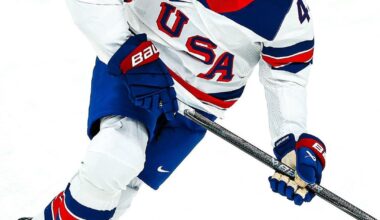 Quinn Hughes with a Point in ALL Five Olympic Games 🔥