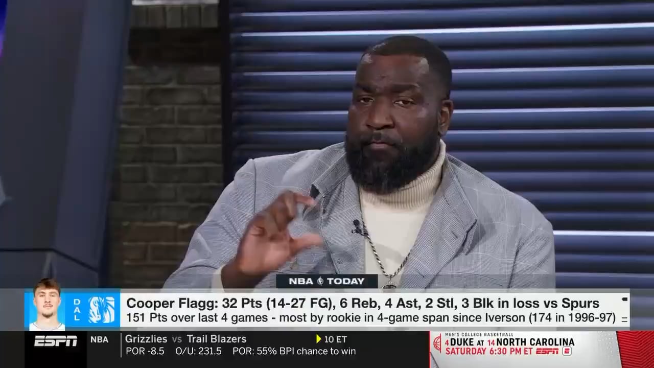 [Perkins on Wemby] “He’s a prime example of me.”