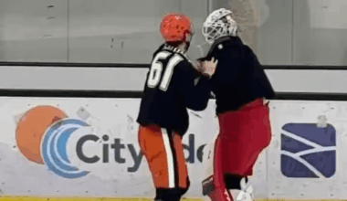 Cutter Gauthier teaching Lukáš Dostál how to fight