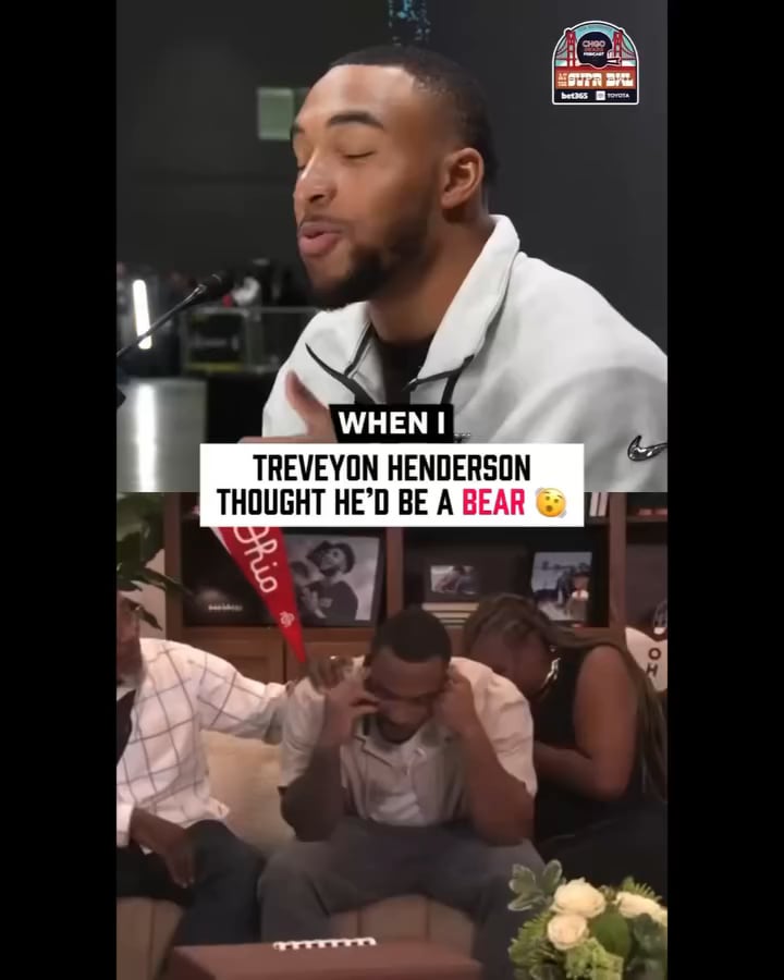 TreVeyon Henderson Shares Story of Him Thinking Bears Drafted Him at 39