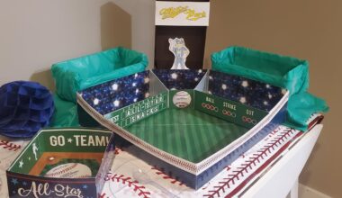 Baseball-themed Superbowl party!