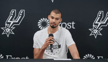 Wemby on sacrifice + accountability: "Winning is so important for me that I’m willing to sacrifice individual stats, but I’m also conscious that the best way to help my team win is by being a great individual player as well…I want to be held accountable…I want the same treatment as everybody."