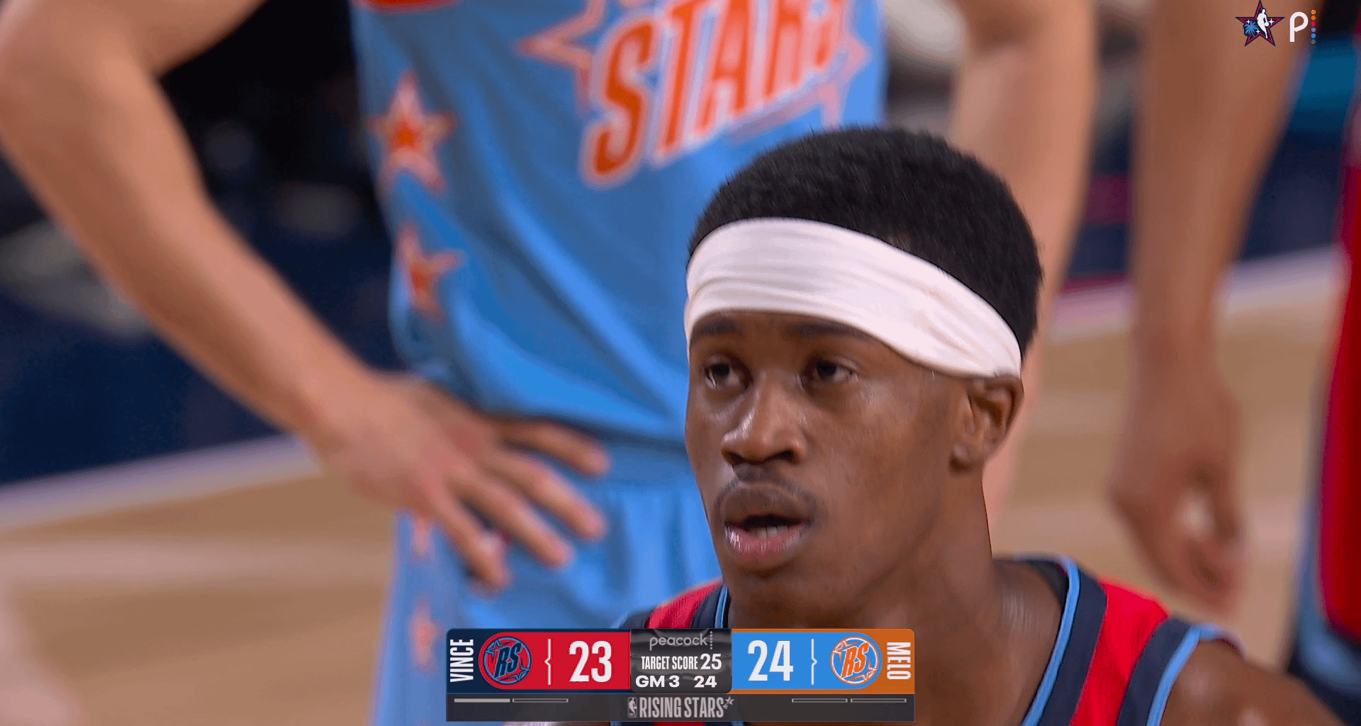 [Highlight] VJ Edgecombe knocks down both free throws to win the Rising Stars Championship for Team Vince.