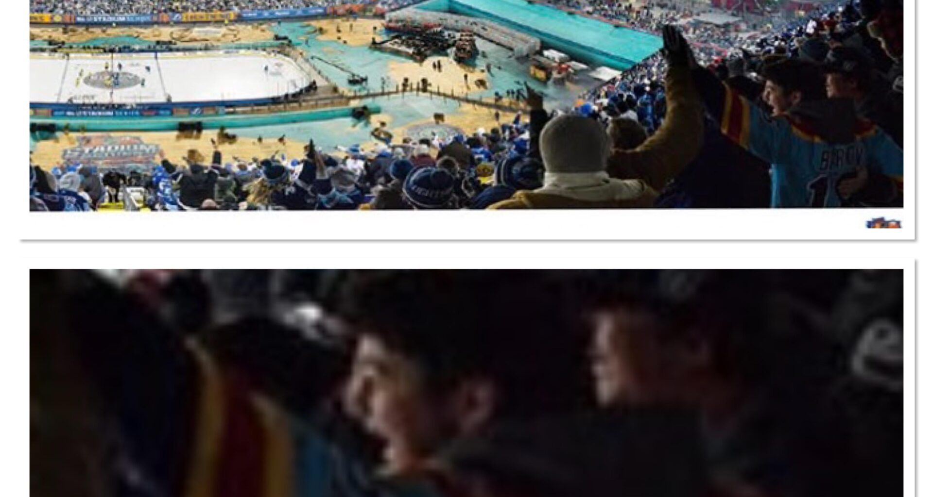 Stadium Series Panorama Photo features a Panthers fan???