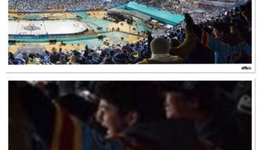 Stadium Series Panorama Photo features a Panthers fan???