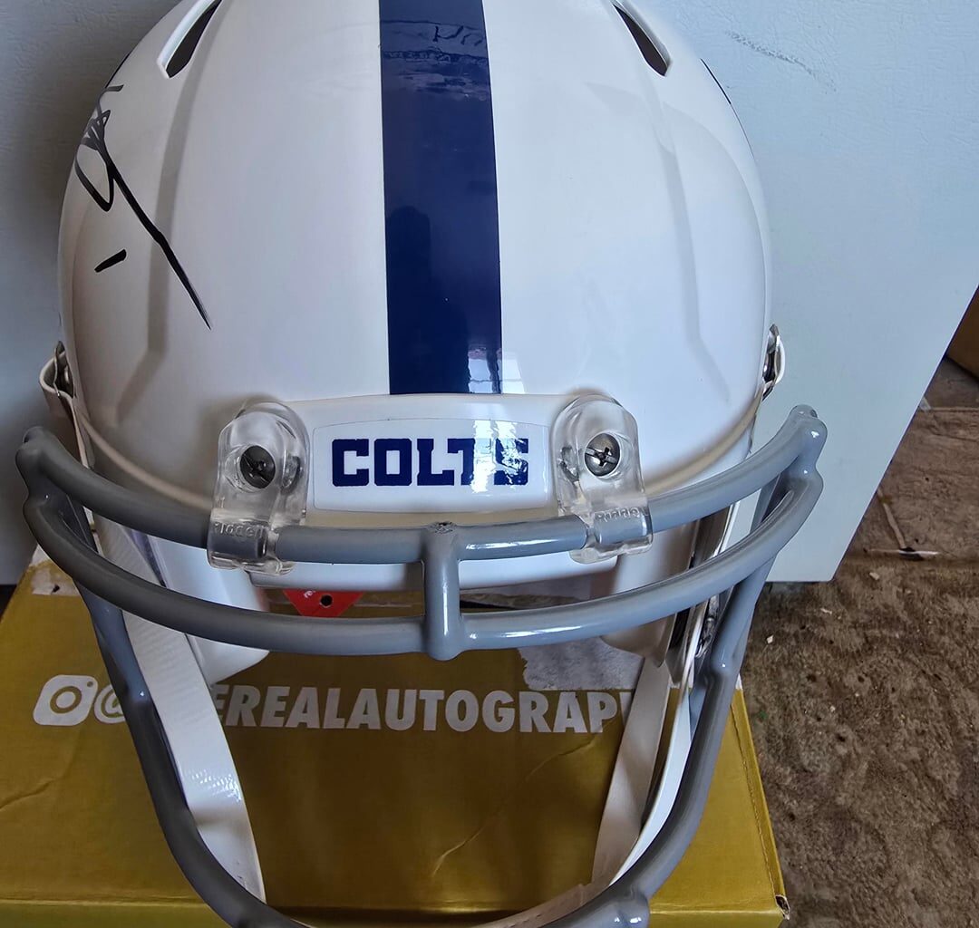 Sauce Gardner autographed helmet w Certificate of authenticity