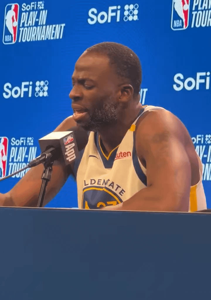 Clip from 10 months ago of Draymond commending TJD for immediately giving up his seat to Quinten Post when it would have been completely acceptable to let the rookie sit on the floor instead