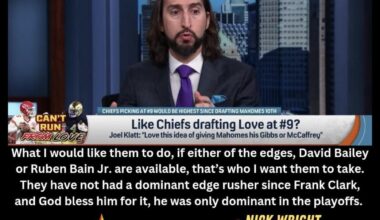 [Starcade Media] Nick Wright wants the Chiefs to take an edge in the draft & where he’d go if they’re gone.