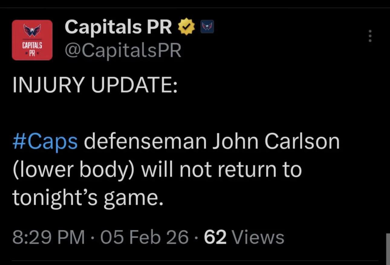 So Carlson’s out. Thoughts?