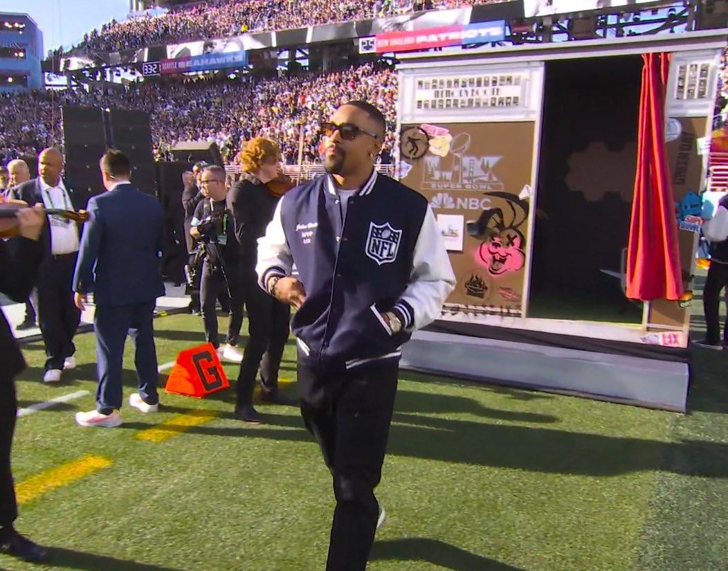 Jalen Hurts sighting at SuperBowl 60 as the reigning SBMVP