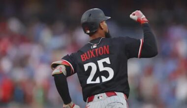 Byron Buxton has the chance to finish his career in the Twins Top 5 for bWAR (position players)