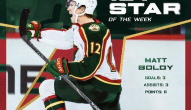 NHL First Star of the Week Goes To…