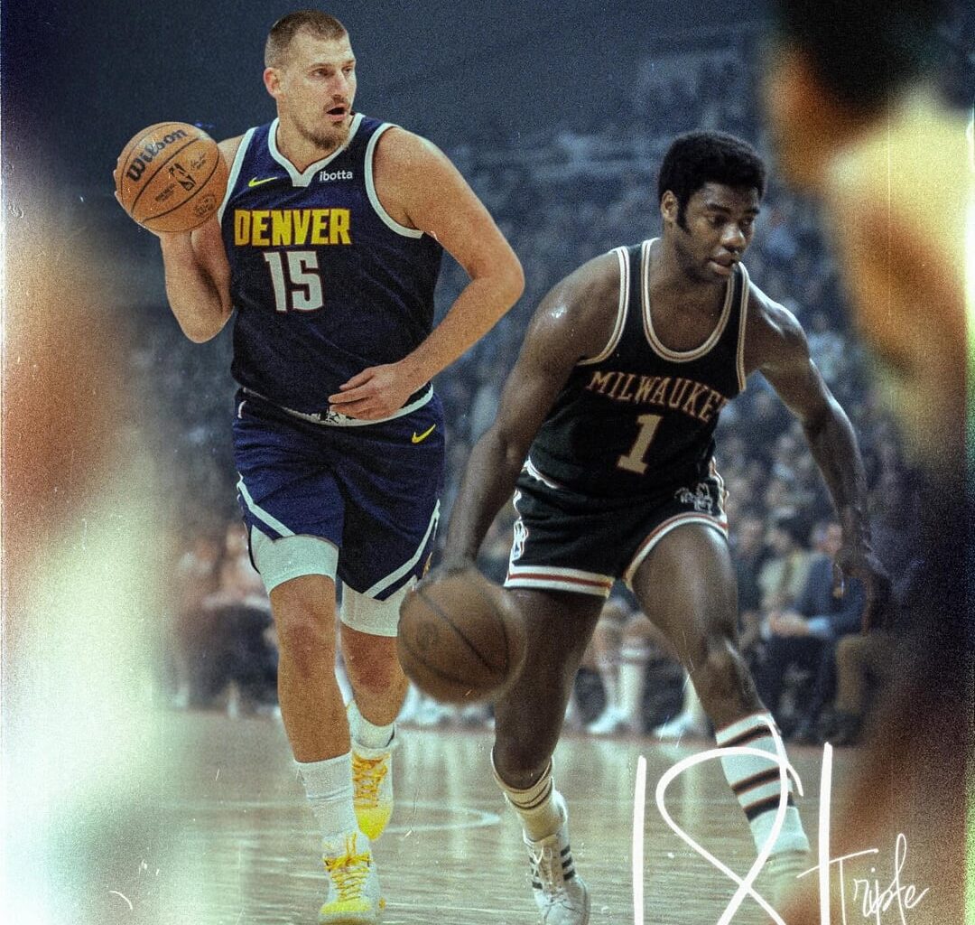 Congrats to Joker🃏 with the Triple Double vs the Knicks he tied Oscar for 2nd place All-Time(181)🐐🃏🏀🏔️