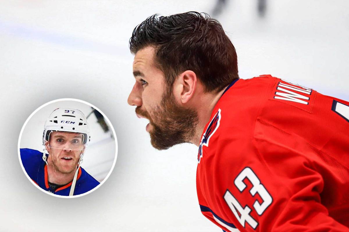 Connor McDavid calls Tom Wilson a ‘forechecking god’