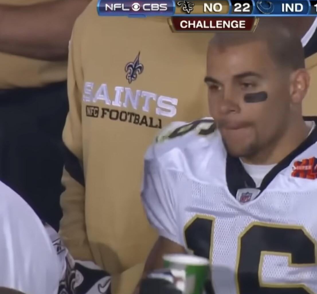 I was rewatching the 2010 Super Bowl and saw a hoodie I can’t find