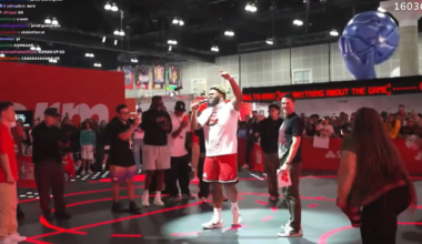 Iceman’s 4 Pts in the nba celebrity 3 pt contest right now