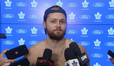 William Nylander on Auston Matthews winning gold: "I told him to win it all after they (Team USA) beat us, so I'm happy they did."