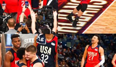 Throwback to 2017 when Mal🏹 and Joker🃏 were on the Rising Stars World Squad🏀 JamALL-Star balled out and took home MVP🏹