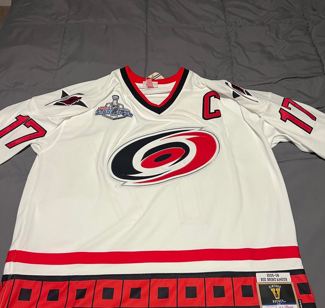 Got the new throwback Brind’Amour Away Cup Jersey!