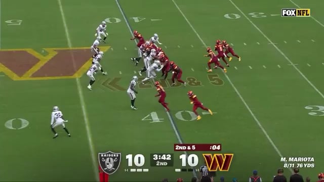 Commanders' RB Jeremy McNichols lands on an NFL top-10 runs of the 2025 season list