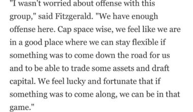 Fitz quote from this past offseason I believe