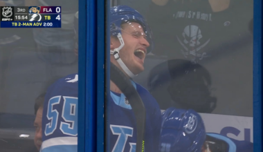 Guentzel cracking up