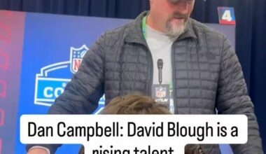 Dan Campbell says the Lions wanted David Blough and it was smart of Dan Quinn to move fast and make him OC