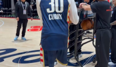 Steph being Steph at @NBAAllStar