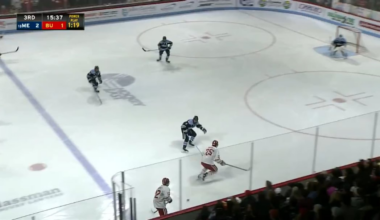 Cole Eiserman with a power play goal