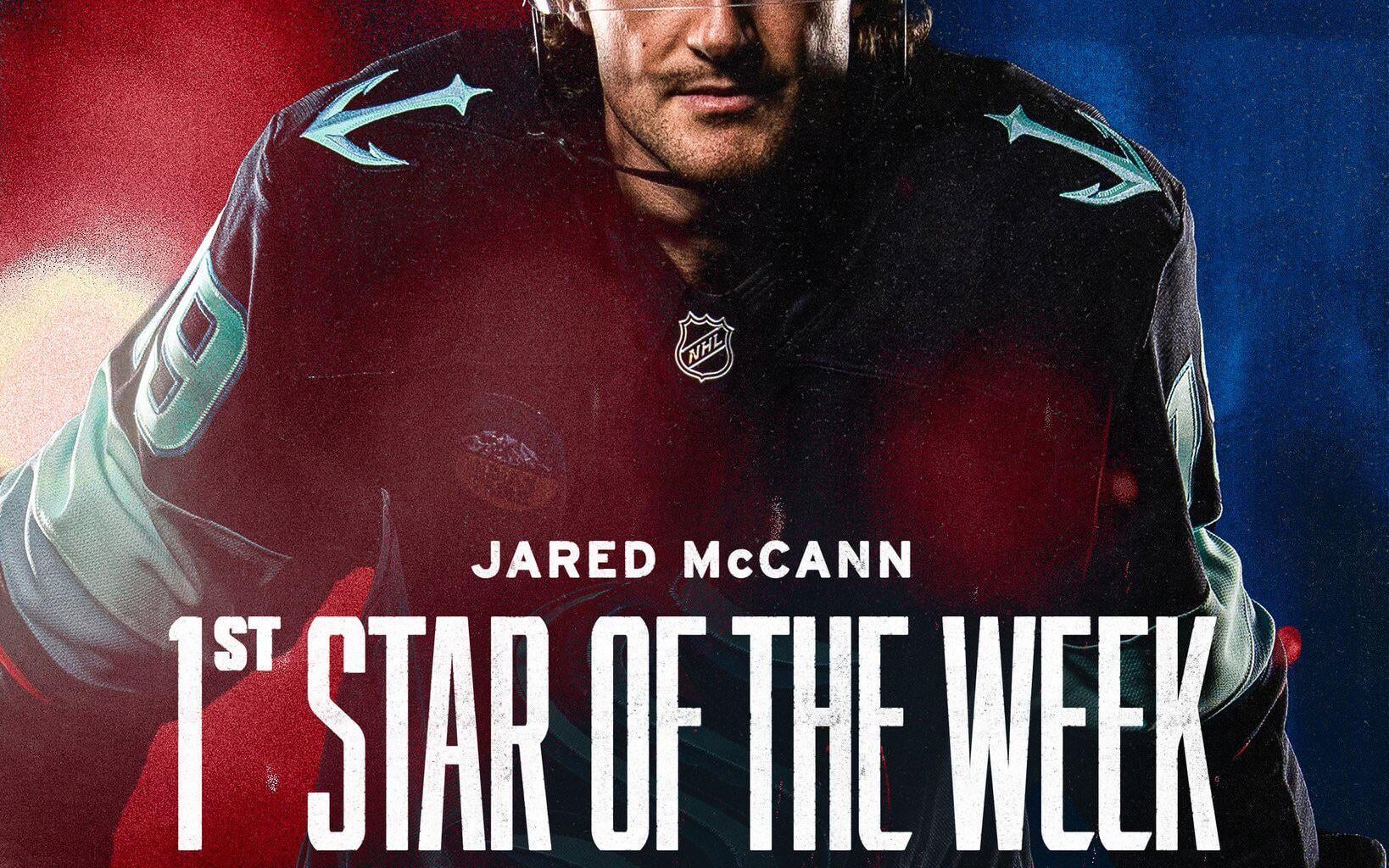 Jared McCann Named 1st Star of the Week
