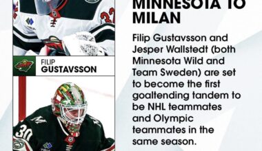 A first for our goalies