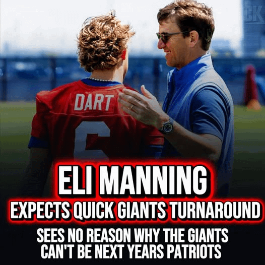 Eli Manning: "Giants Can Make the Same Jump as the Patriots Next Year."