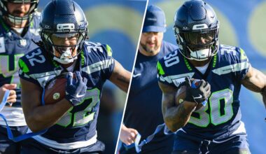Seahawks Elevate Running Backs Cam Akers & Velus Jones Jr. For Super Bowl LX