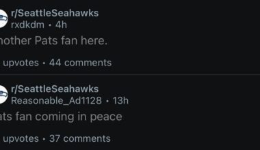 Petition to ban (alleged) Pats fans cucking in r/seattleseahawks