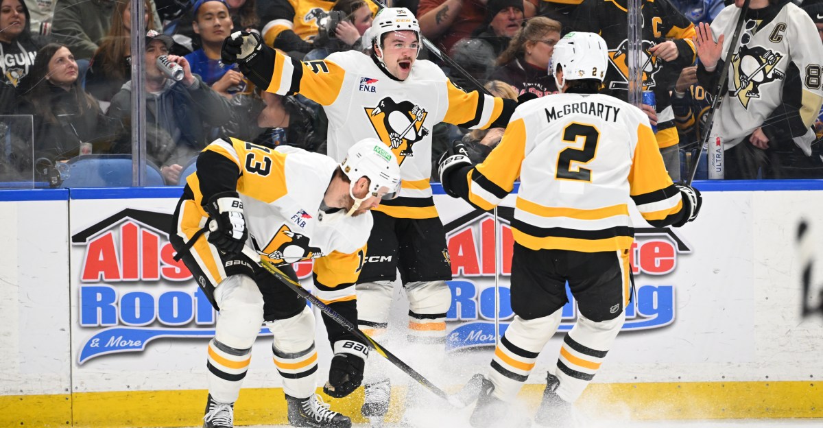 Penguins/Sabres Recap: Avery Hayes, Ben Kindel each score, Pens win big in Buffalo