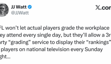J.J. Watt Replies to the NFL Removing Team Report Cards