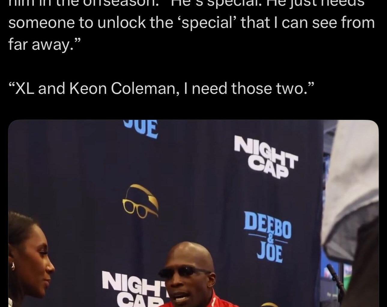 [Quick] Ocho is training XL in the offseason KPB